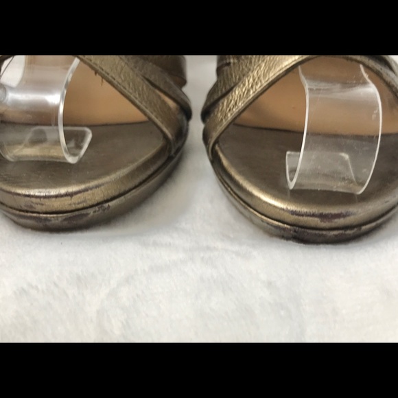 Tahari Senorita Gold Heels - Picture 8 of 8